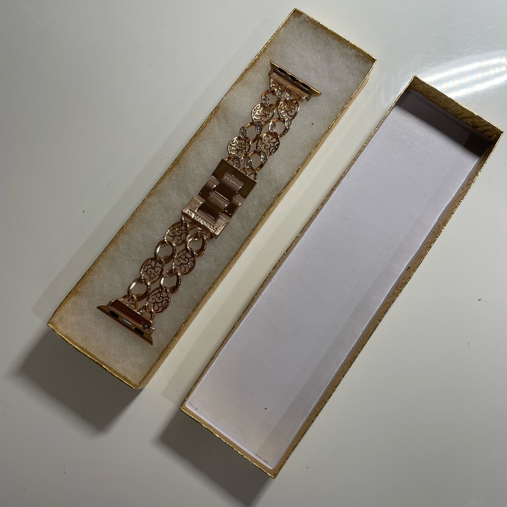 Gold tone Apple Watch band
